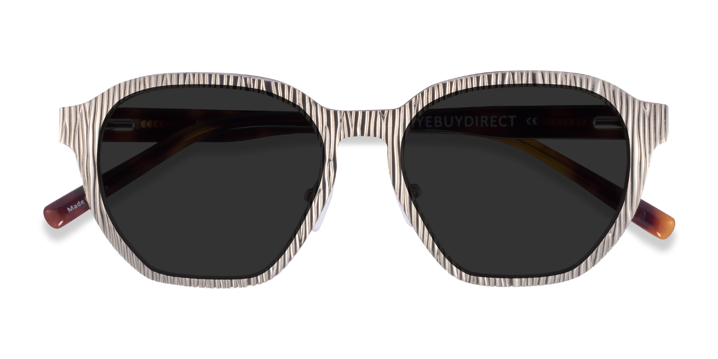Unisex s geometric Matte Silver AcetateMetal Prescription sunglasses - Eyebuydirect s Electro 142$