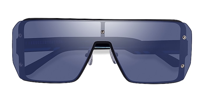 Black Blue Bot -  Acetate Sunglasses
