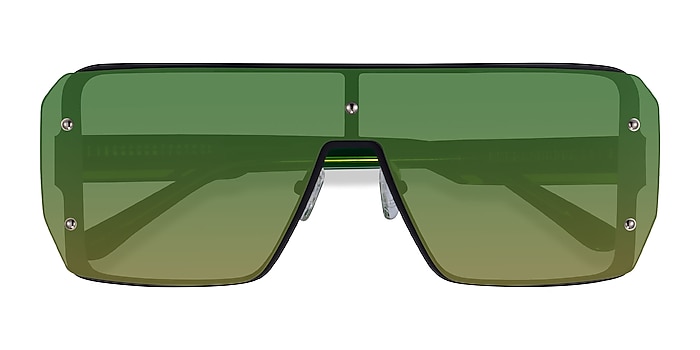 Black Green Bot -  Acetate Sunglasses