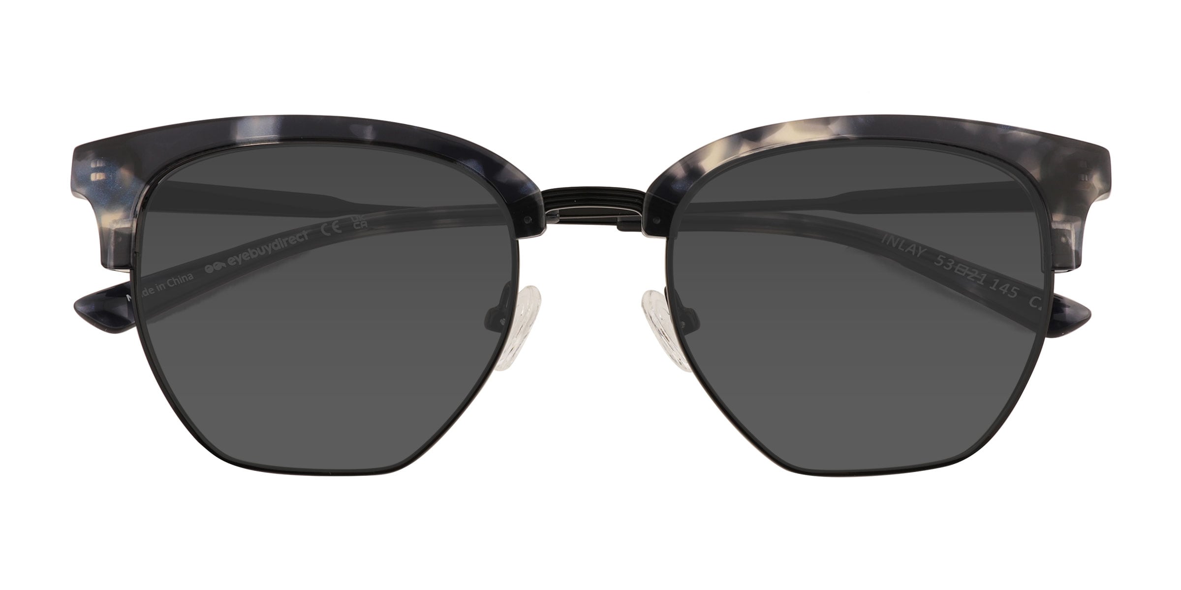 Male s browline Tortoise Gunmetal AcetateMetal Prescription sunglasses - Eyebuydirect s Inlay 151$