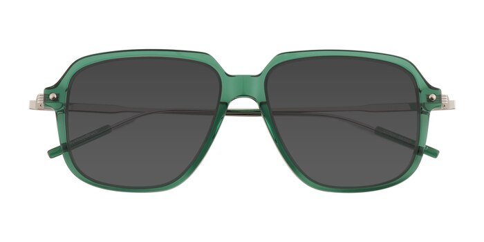 Clear Green Stitch -  Acétate Lunettes de soleil