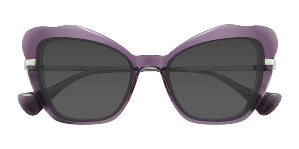 Purple Glasswing -  Acetate Sunglasses
