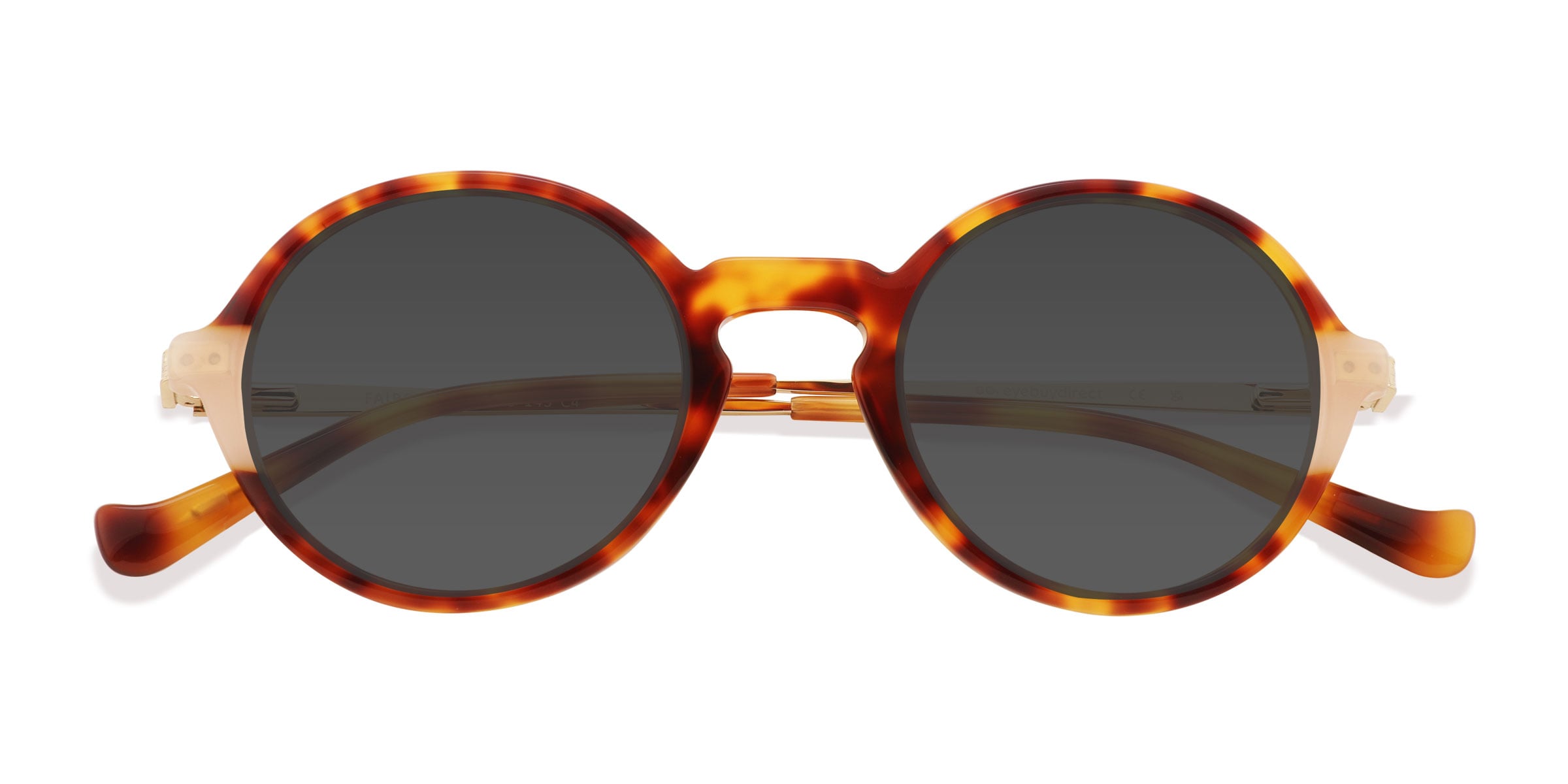 Unisex s round Tortoise AcetateMetal Prescription sunglasses - Eyebuydirect s Fairchild 79$