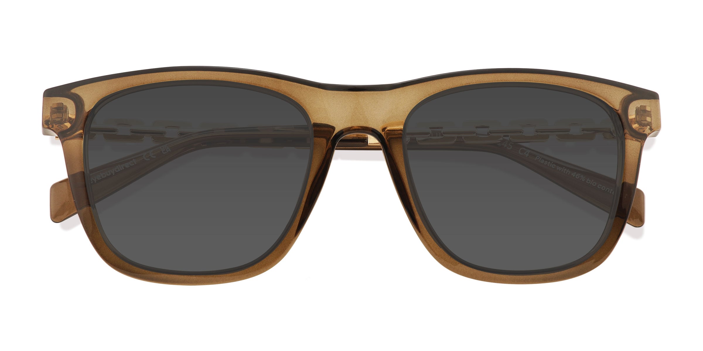 Unisex s square Green Eco Friendly,Metal,Plastic Prescription sunglasses - Eyebuydirect s Radcliffe
