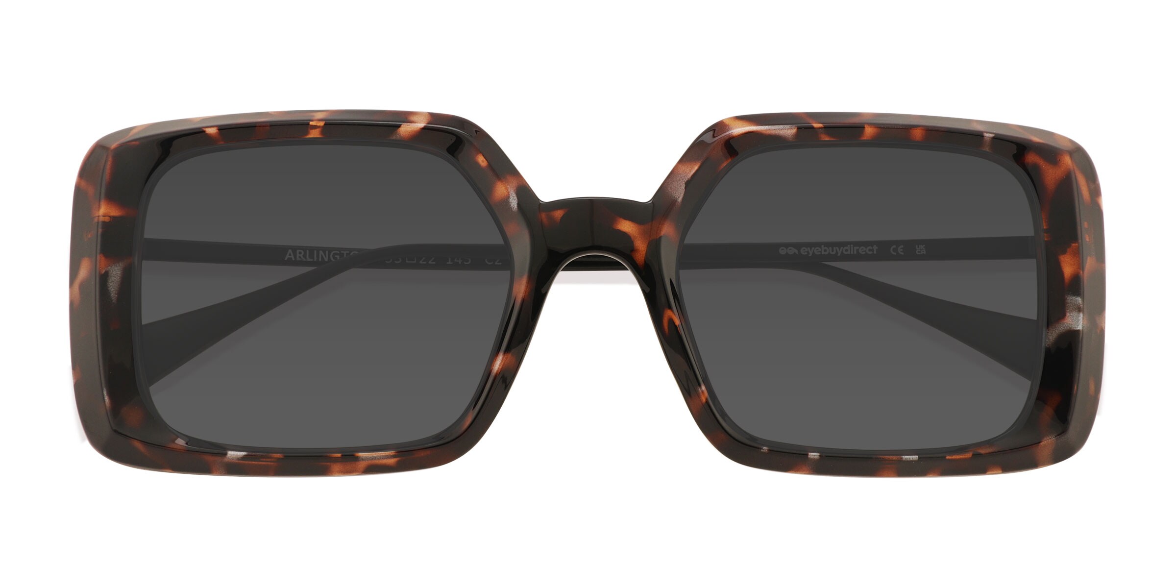 Arlington - Square Purple Frame Sunglasses For Women | Eyebuydirect