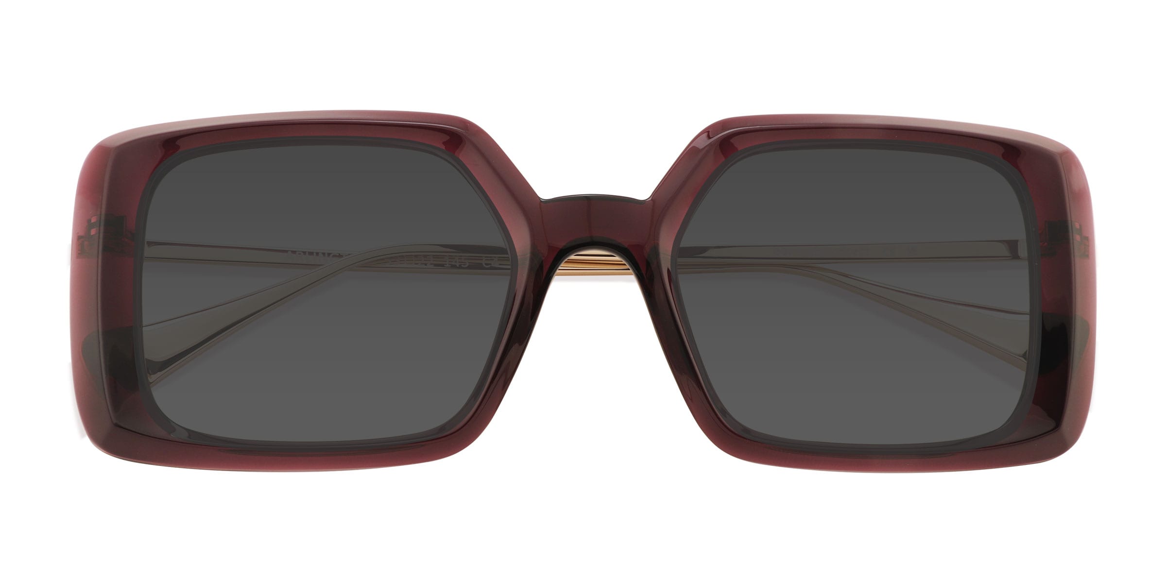 Female s square Purple Metal,Plastic Prescription sunglasses - Eyebuydirect s Arlington