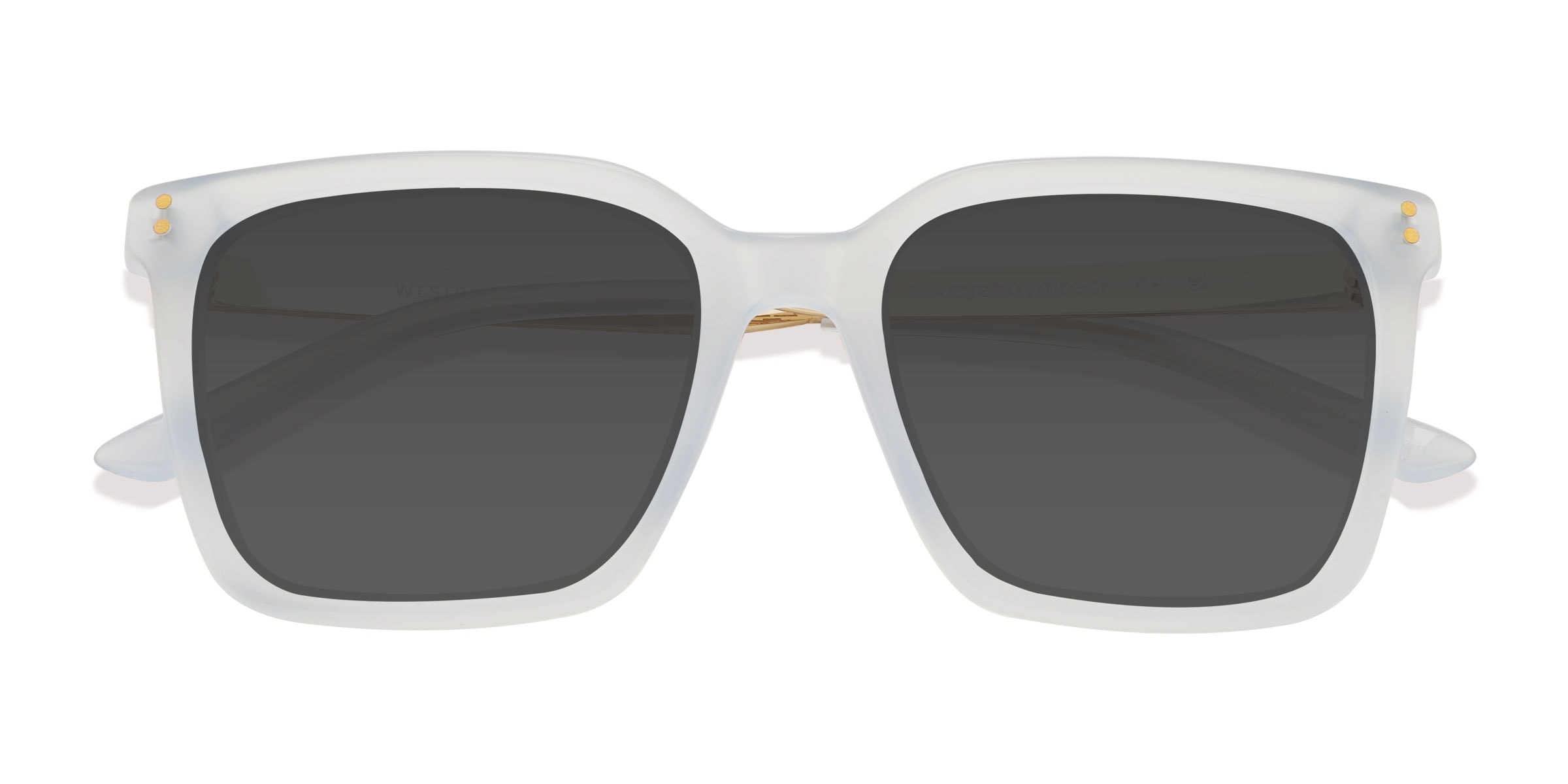 Unisex s square Blue Acetate,Eco Friendly,Metal Prescription sunglasses - Eyebuydirect s Westbrook
