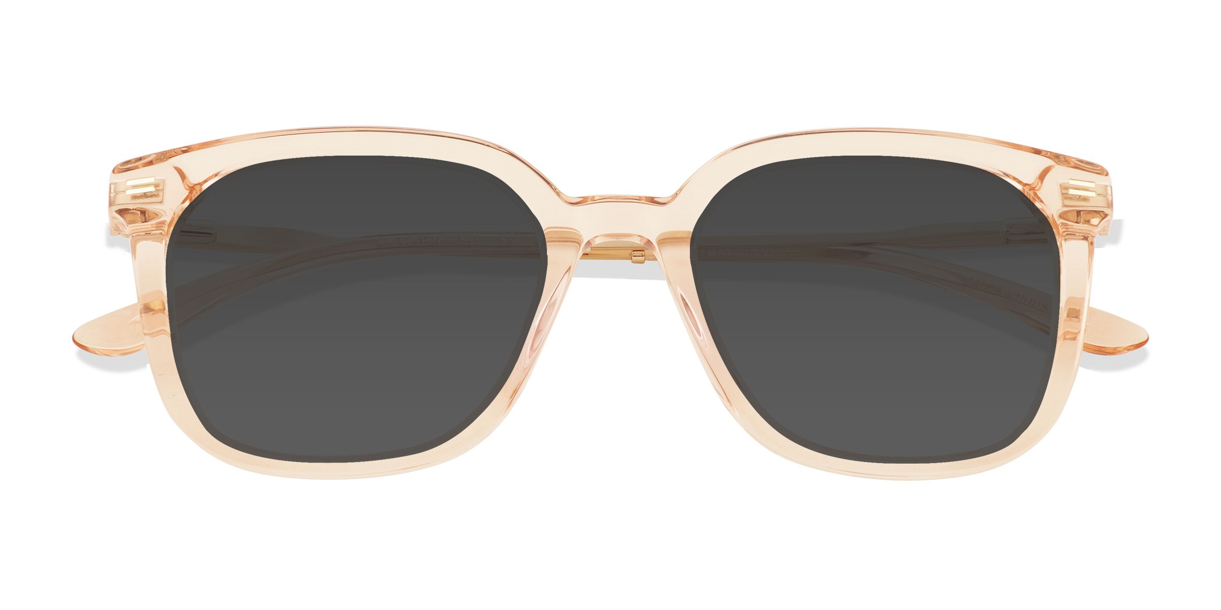 Visia - Square Pink Frame Prescription Sunglasses | Eyebuydirect