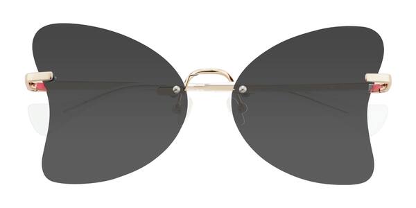 Gold Gossamer -  Metal Sunglasses