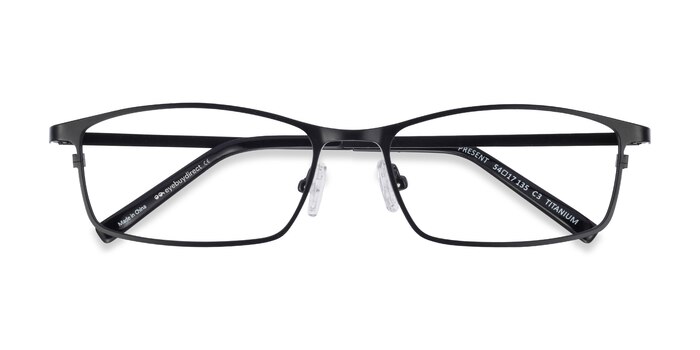 Black Present -  Lightweight Titanium Eyeglasses