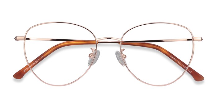 Rose Gold Gaze -  Lightweight Titanium Eyeglasses