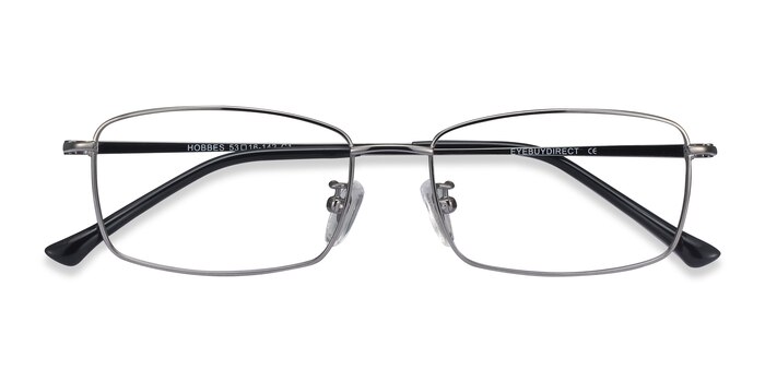 Gunmetal Hobbes -  Lightweight Titanium Eyeglasses