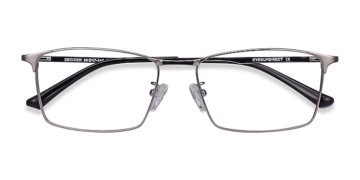 Gunmetal Decider -  Lightweight Titanium Eyeglasses
