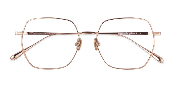 Rose Gold Holistic -  Lightweight Titanium Eyeglasses