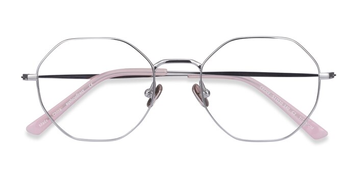 Silver Cecily -  Lightweight Titanium Eyeglasses