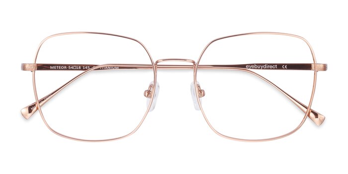 Rose Gold Meteor -  Lightweight Titanium Eyeglasses