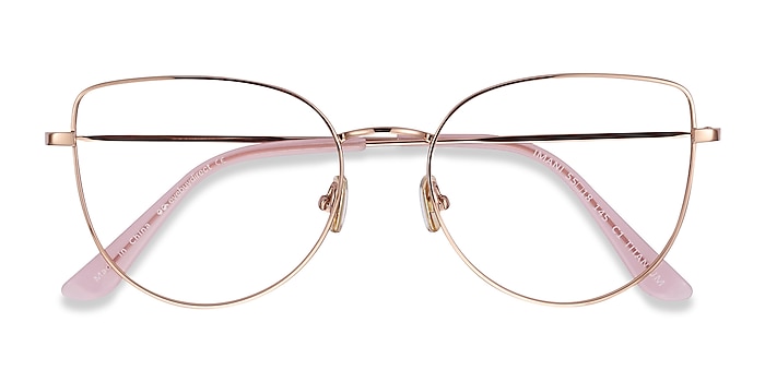 Rose Gold Imani -  Fashion Titanium Eyeglasses