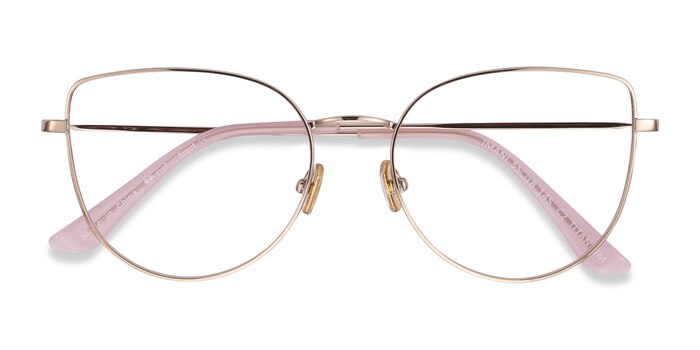 Gold Imani -  Lightweight Titanium Eyeglasses
