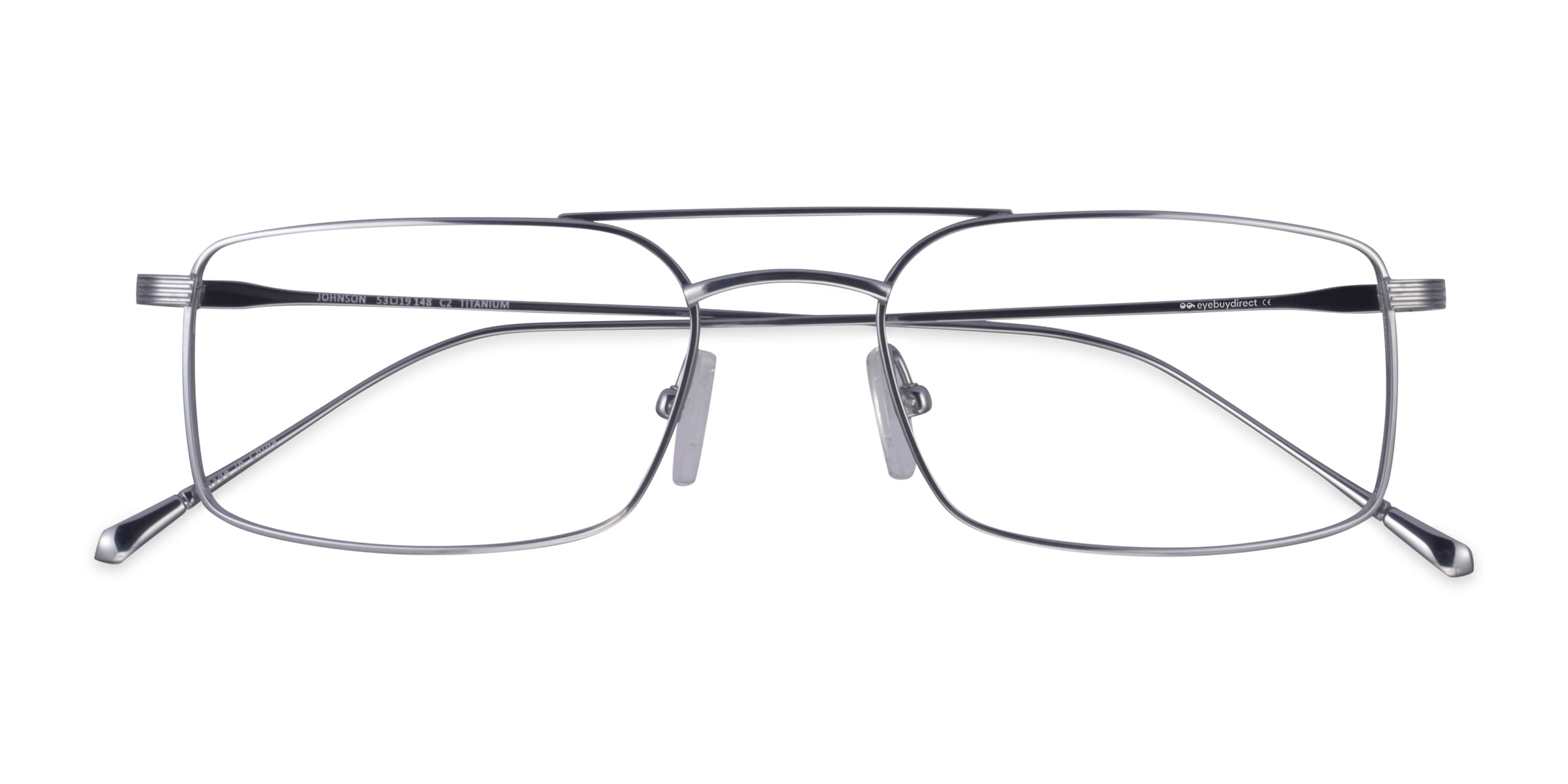 Johnson Aviator Silver Glasses for Men | Eyebuydirect Canada