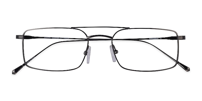 Dark Gunmetal Johnson -  Titanium Eyeglasses