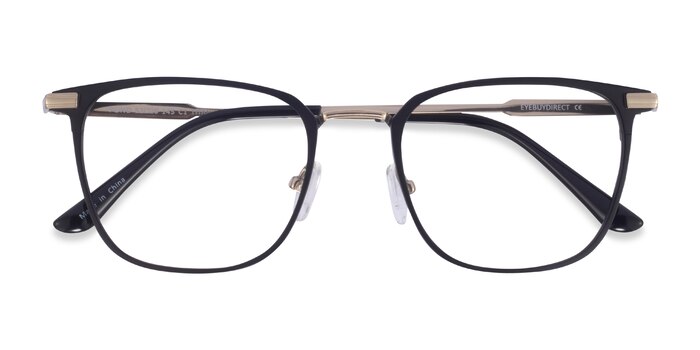 Matte Black Pond -  Titanium Eyeglasses