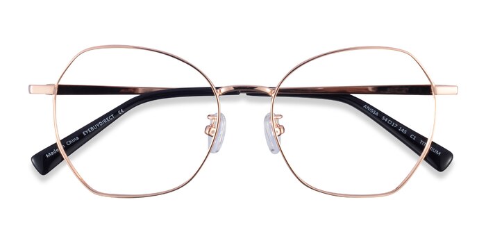 Rose Gold Anissa -  Titanium Eyeglasses