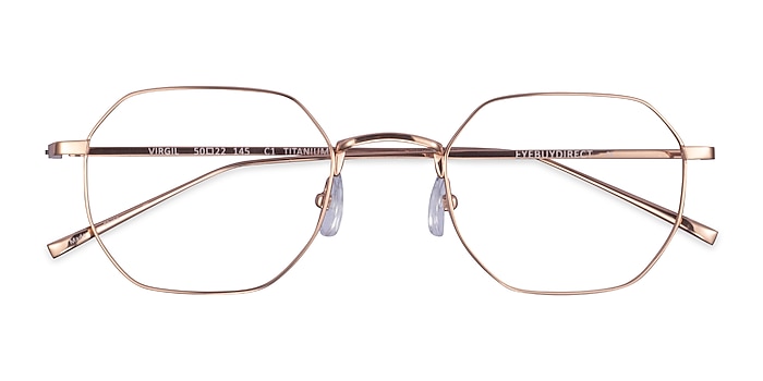 Rose Gold Virgil -  Titanium Eyeglasses
