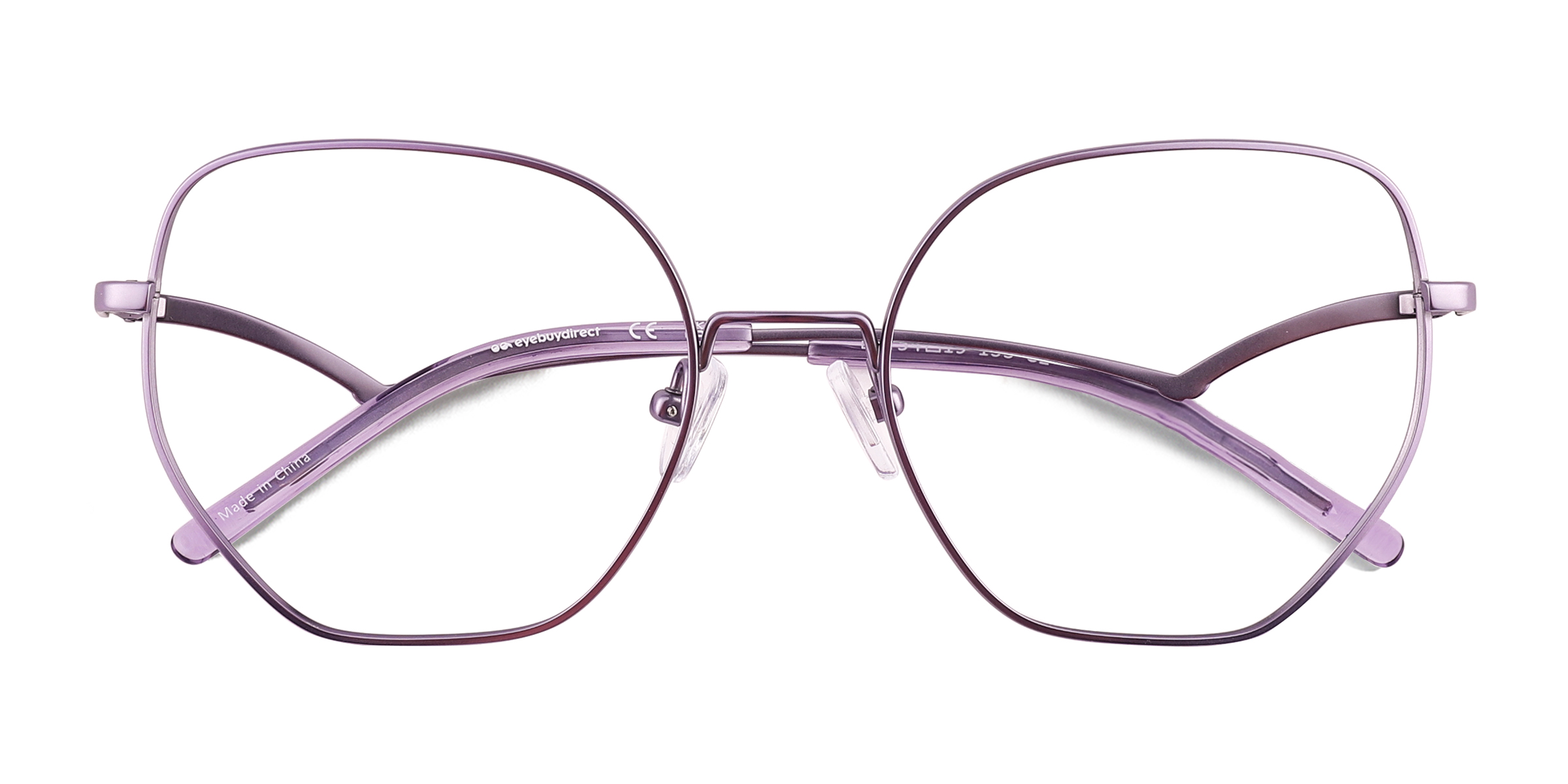 Female s hornTitanium Prescription eyeglasses - Eyebuydirect s Leo