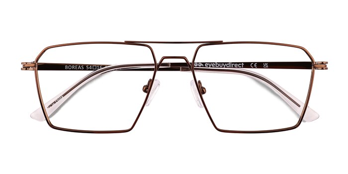 Shiny Copper  Boreas -  Titanium Eyeglasses