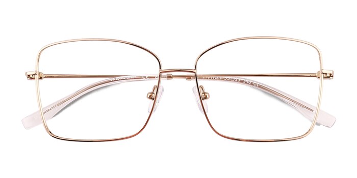 Shiny Gold Typhon -  Titanium Eyeglasses
