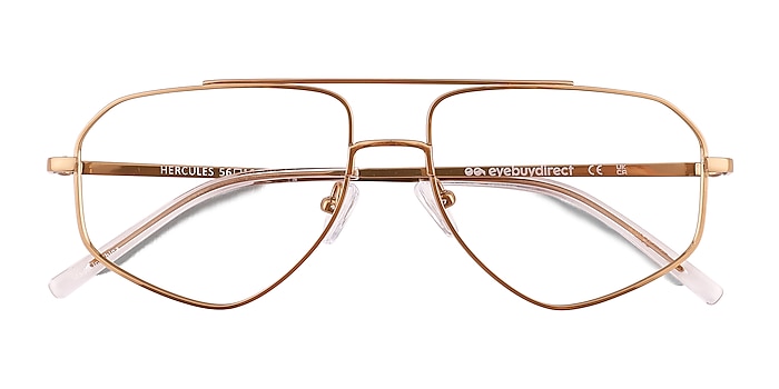 Shiny Gold  Hercules -  Titanium Eyeglasses