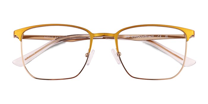 Shiny Gold Notus -  Titanium Eyeglasses
