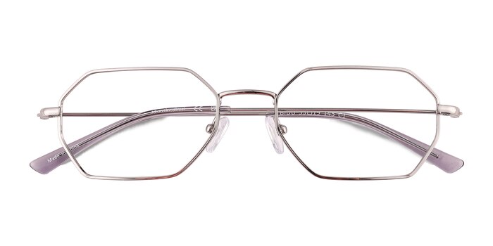 White Silver  Bidu -  Titanium Eyeglasses