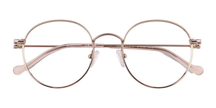 Shiny Gold Gavi -  Titanium Eyeglasses