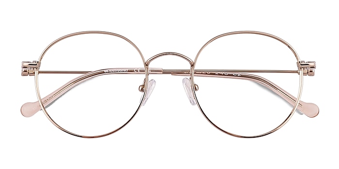 Shiny Gold Gavi -  Titanium Eyeglasses