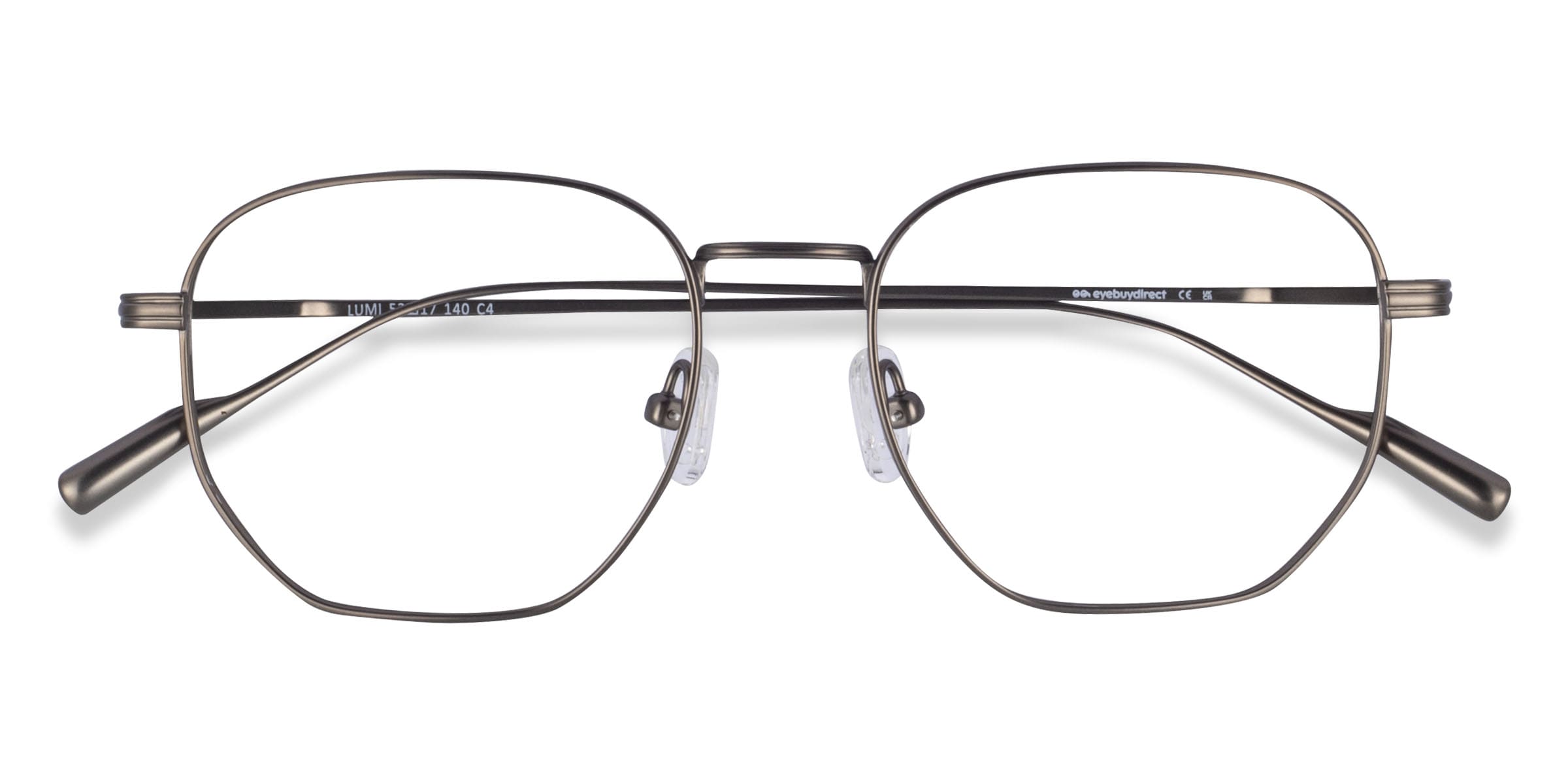 Lumi Square Bronze Glasses for Men | Eyebuydirect Canada