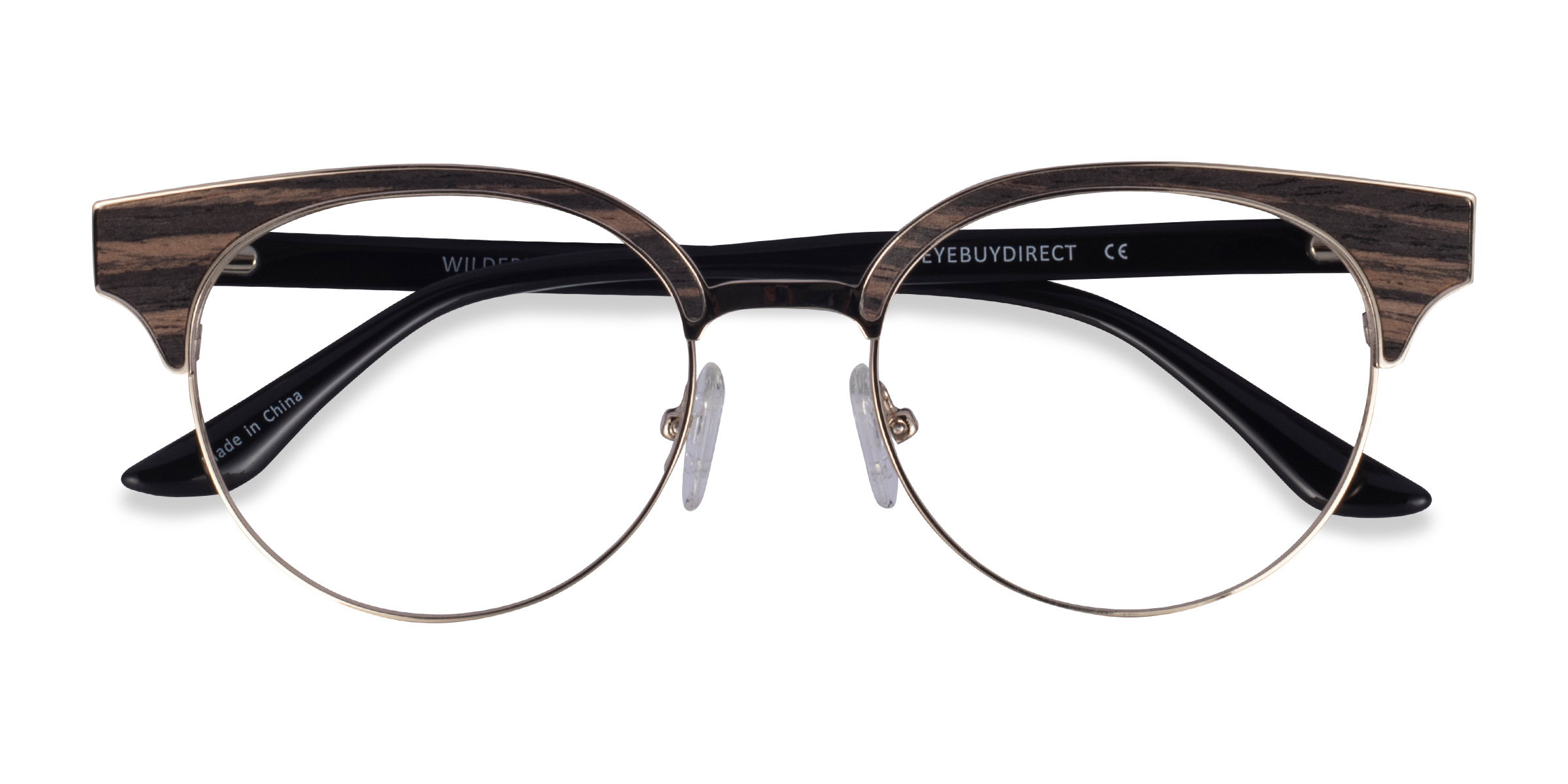 Female s browlineAcetate,Eco Friendly,Metal Prescription eyeglasses - Eyebuydirect s Wilderness