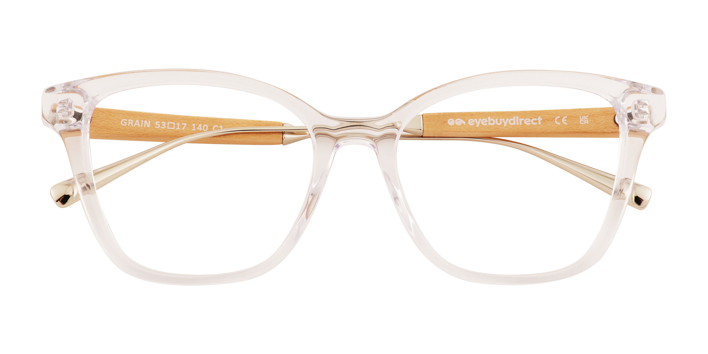 Female s hornAcetate,Eco Friendly Prescription eyeglasses - Eyebuydirect s Grain