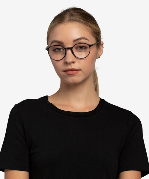 Esplanade Clip-On Clear Gray PlasticEyeglass Frames for Women from EyeBuyDirect
