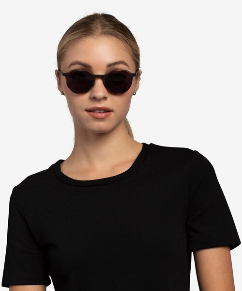 Esplanade Clip-On Matte Tortoise PlastiqueMontures de lunettes de vue pour Femmes d'EyeBuyDirect