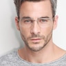 System Silver MetalEyeglass Frames for Men from EyeBuyDirect