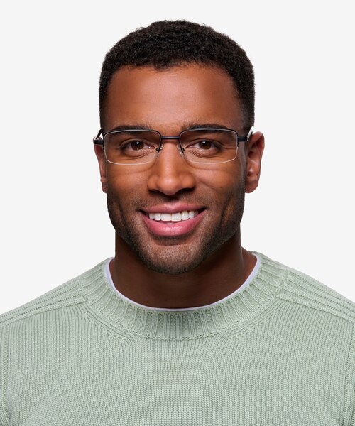 Axis Black MetalEyeglass Frames for Men from EyeBuyDirect
