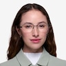 Axis Black MetalEyeglass Frames for Women from EyeBuyDirect