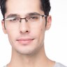Summit Noir MétalMontures de lunettes de vue pour Hommes d'EyeBuyDirect