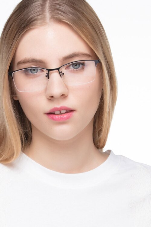 Summit Noir MétalMontures de lunettes de vue pour Femmes d'EyeBuyDirect