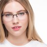 Cornet Black MetalEyeglass Frames for Women from EyeBuyDirect
