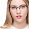 Fife Black MetalEyeglass Frames for Women from EyeBuyDirect