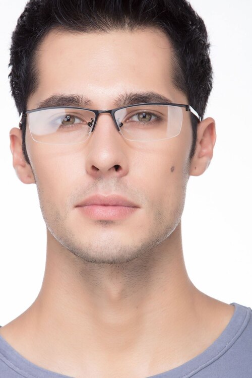 Boon Black MetalEyeglass Frames for Men from EyeBuyDirect
