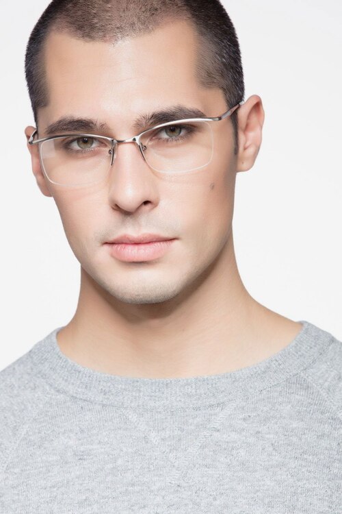 Vespid Light Gunmetal MetalEyeglass Frames for Men from EyeBuyDirect