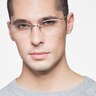 Vespid Light Gunmetal MetalEyeglass Frames for Men from EyeBuyDirect
